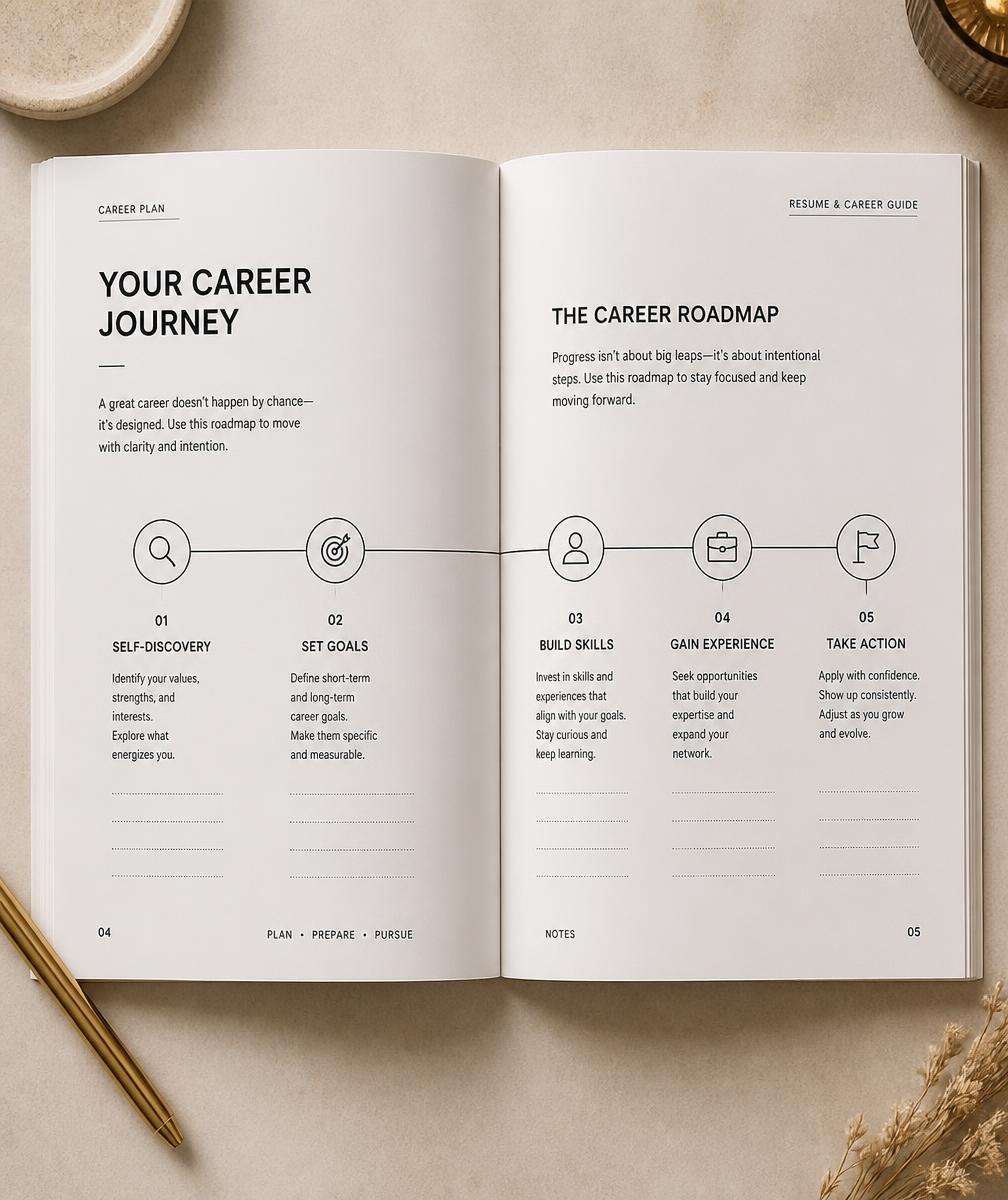 Sample spread: The career roadmap