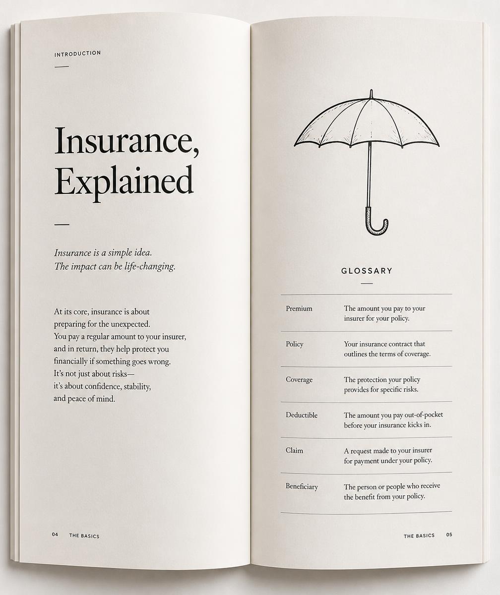Sample spread: Insurance, explained
